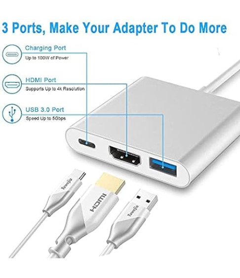 Многопортовый адаптер USB C — HDMI, концентратор