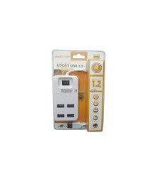 USB HUB 4 port, P-1601 (USB 2.0, с выключателем, 1.2 m)