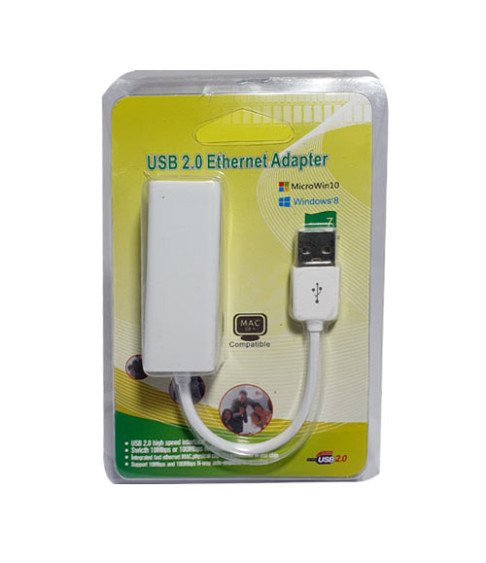 Сетевой адаптер USB 2.0 10/100 mb (RG45 LAN)