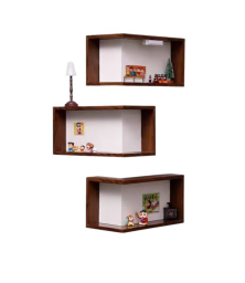 Углавой настенный стеллаж, Выпуклый тип  40*20*20 см