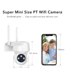 Камера 5MP мини-размер уличная Wi-Fi PT камера "Cloudedge"  QB521