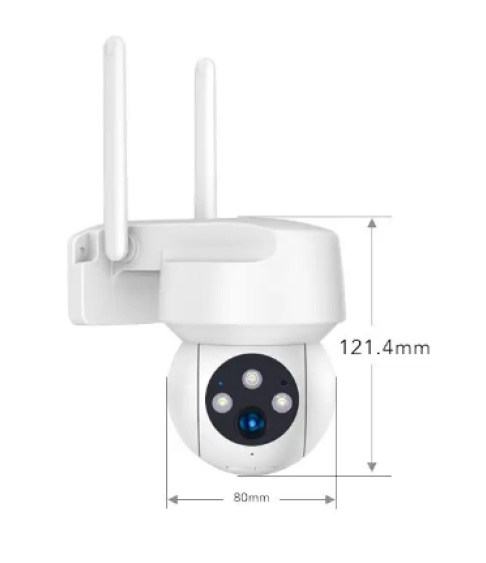 Камера 5MP мини-размер уличная Wi-Fi PT камера "Cloudedge"  QB521