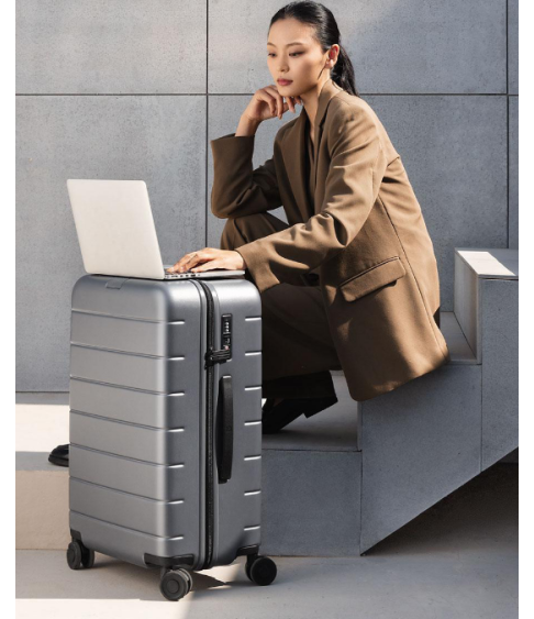 Чемодан Xiaomi Mijia Suitcase 20 дюймов (MJLXXPCRM) черный,серый 