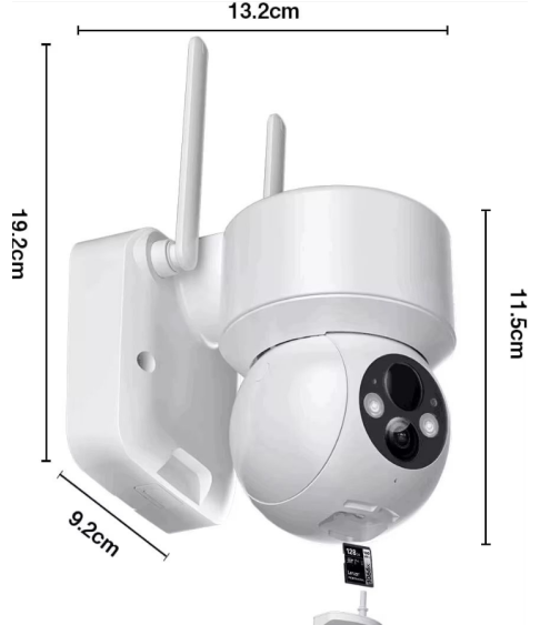 Камера 3MP WiFi с солнечным панелем  (Mobile App：Ubox)  "TZ-DNB334"
