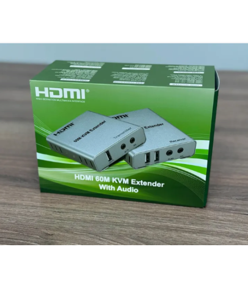  Удлинитель HDMI 60M KVM Extender With Audio