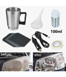 Набор для химической полировки фар паром