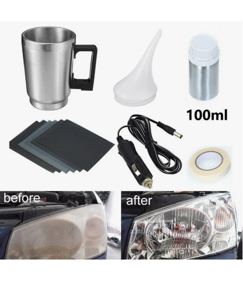 Набор для химической полировки фар паром Набор для химической полировки фар паром