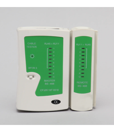 Портативный тестер сетевого кабеля интернет кабеля витой пары NSHL-468 (RJ45, RJ11) Портативный тестер сетевого кабеля интернет кабеля витой пары NSHL-468 (RJ45, RJ11)