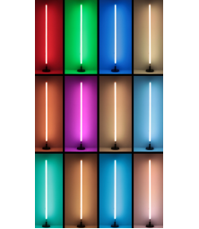 ﻿Светодиодная RGB LED трубка с пультом управления (0.9 м) + напольное основание, с подставкой 