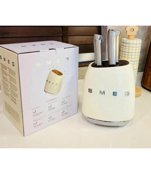 Набор ножей с подставкой SMEG 