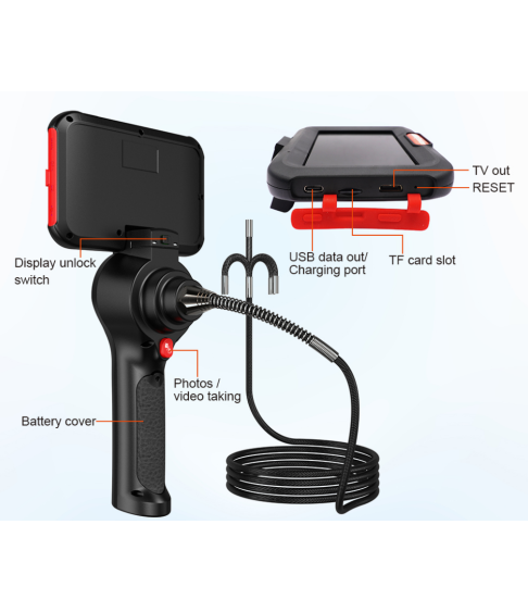 Эндоскоп с экраном "US19MU492 Эндоскоп с экраном "US19MU492