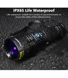 Ультрафиолетовый  фонарик   B14  с  Type-C