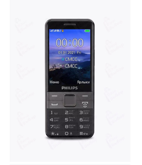 Xenium E590 Black, Мобильный кнопочный телефон