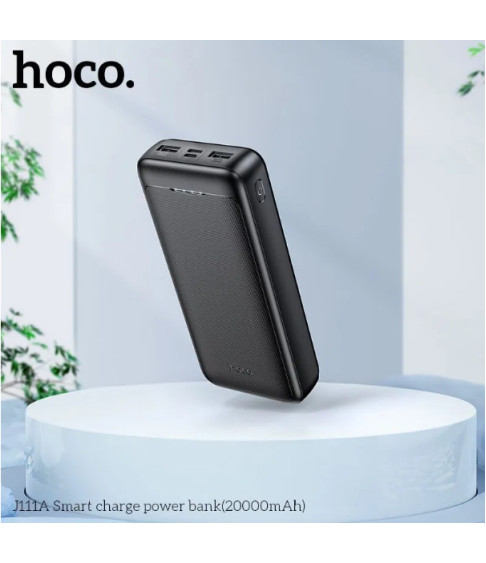 Портативный аккумулятор (Повербанк) Hoco J111A Smart charge (20000mAh), черный