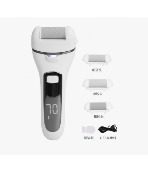 Роликовая пилка для ног с ЖК-дисплеем электрическая пемза V-601 Роликовая пилка для ног с ЖК-дисплеем электрическая пемза V-601
