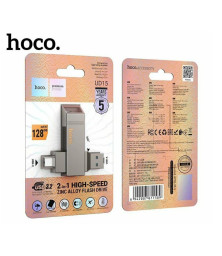USB 3.2 - USB-C Флеш-накопитель " HOCO" UD15,  128 ГБ 