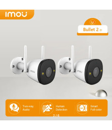 Imou 2МП Bullet 2 Новая IP-камера 2023 года наружная полноцветная С двусторонним разговором по Wi-Fi с поддержкой обнаружения человека для защиты дома