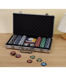 Покерный набор в кейсе (300фишек)