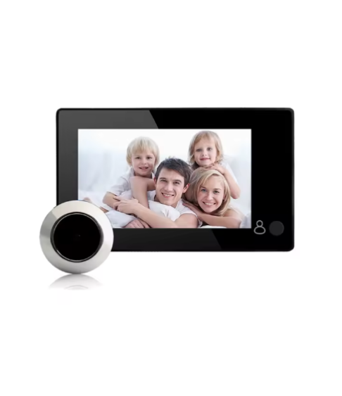 Дверной глазок с ночным видением, 3,5 дюйма, запись видео, дверной звонок Дверной глазок с ночным видением, 3,5 дюйма, запись видео, дверной звонок