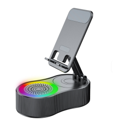 Зарядная станция и подставка для телефона с колонкой "WYS-2303BT"