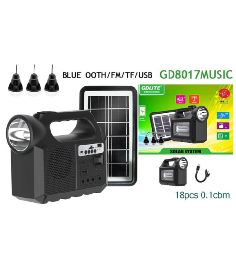 Фонарь на солнечной батарее GDLite GD-8017MUSIC Фонарь на солнечной батарее GDLite GD-8017MUSIC