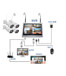 ﻿Видеокамера Psenmikow, состоящий из 8 беспроводных IP-камер и монитора-регистратора,  Камера 5G Kit (XSJ-NVR5008KCL)