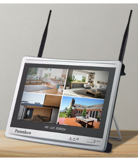 Видеокамера Psenmikow, состоящий из 4 беспроводных IP-камер и монитора-регистратора Видеокамера Psenmikow, состоящий из 4 беспроводных IP-камер и монитора-регистратора